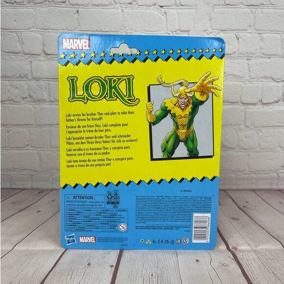 Marvel Legends Retro Series Loki 6" Scale Action Figure Hasbro - Picture 2 of 2